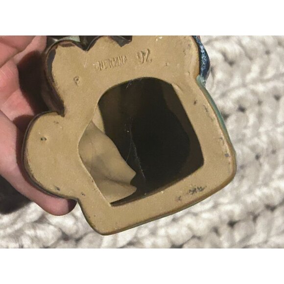 Vintage Chinese Shiwan Mudman Figurines Reading a Book 1900's Décor - Picture 4 of 7